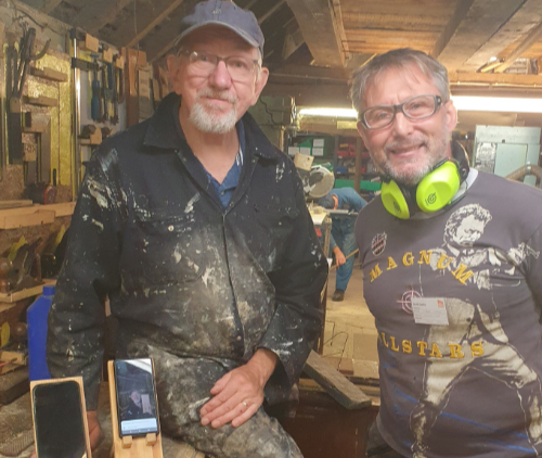 Bob and Dave in the Shed